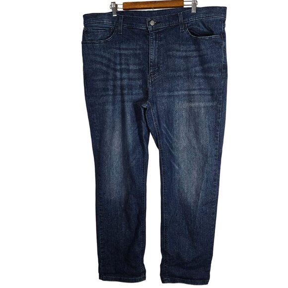 Levi's 541 Blue Jeans Size 42X32 Men's Straight Leg‎ Stretch Denim - Picture 2 of 10